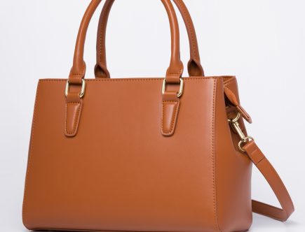 leather handbag