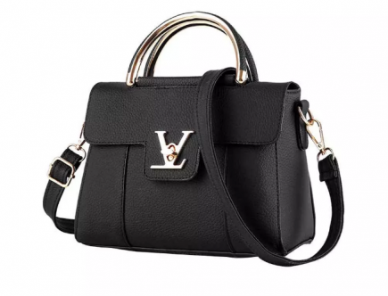 buy black leather bag