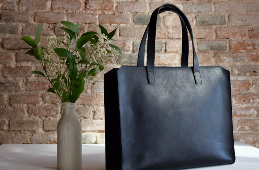 buy black leather bag