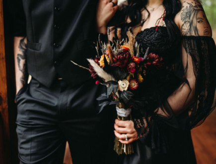 gothic wedding dress